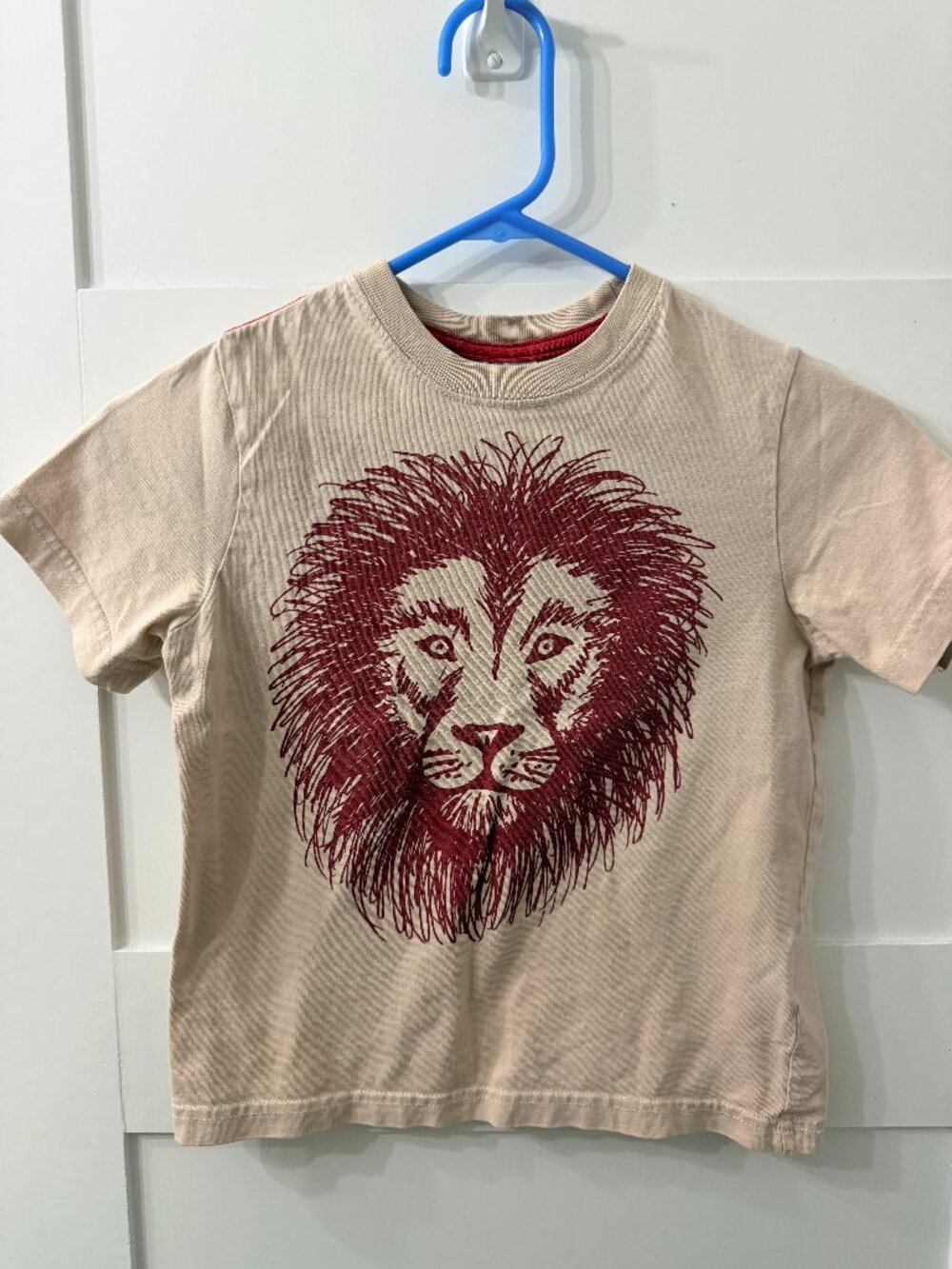 100% Cotton Hanna Anderson Lion Tee Size 120